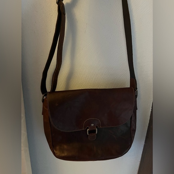 Jack Georges Voyager Collection Leather Saddle Bag - Picture 12 of 13